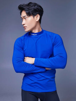 Термобелье (верх) утепленное KELME Long Sleeve T-Shirt Mens Blue