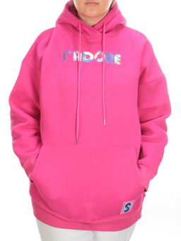 KD713 PINK Худи женское на флисе - Fashion фото 2