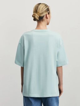 Базовая футболка оверсайз из хлопка / Zarina  фото 5