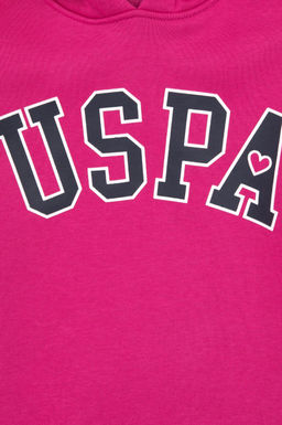 K_z _ocuk Pembe Sweatshirt Sepette S_rpriz _ndirim - U.s. polo assn фото 4