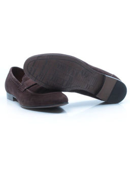 02-1912-57-72 BROWN Полуботинки мужские (натуральная замша) - Фабричный китай фото 13