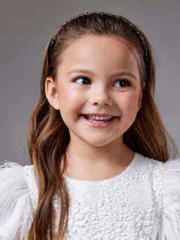 ACOOLA / Платье детское для девочек Sticks белый  фото 4