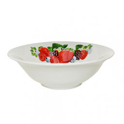 Салатник 7" 600мл, 17,5см Eclipse "Сочные ягоды" (эконом) фарфор арт. с7-7682# (84782)