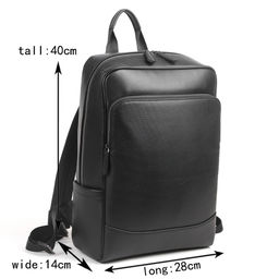 Рюкзак мужской, кожа, MIRONPAN 29571 Черный  фото 2