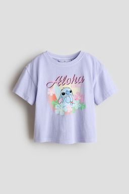 Camiseta estampada de algod?n