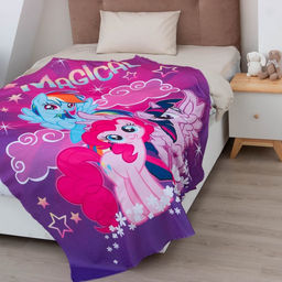Плед My Little Pony 1.5 сп, 140×210 см, 100% п/э