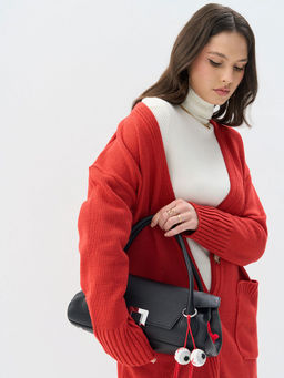 Кардиган женский 5252-1802. 2500140 Аврора red