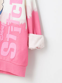 Stitch Bask?l? K?z ?ocuk Hoodie - Waikiki фото 2