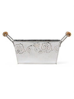 Кашпо с деревянными ручками Бонсай Альва, 600 мл, металл - Take it easy фото 2