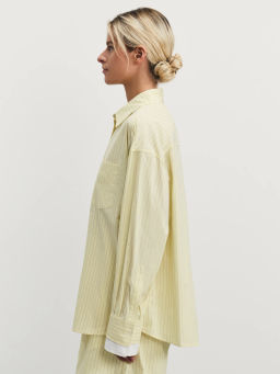 Рубашка с двойными манжетами из хлопка / Zarina  фото 4