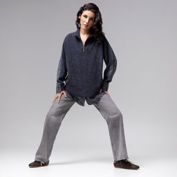 Свитшот утеплённый, Путешествие начинается (синяя туманность) - Charutti фото 8