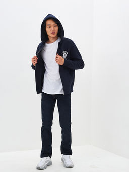 Утепленные мужские джинсы прямые кроя с начесом - Mossmore фото 12