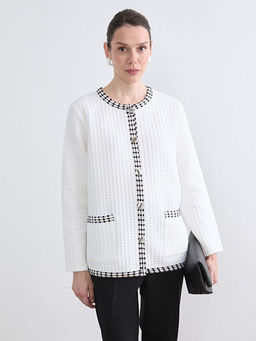 Bisiklet Yaka Dokulu Kad?n H?rka