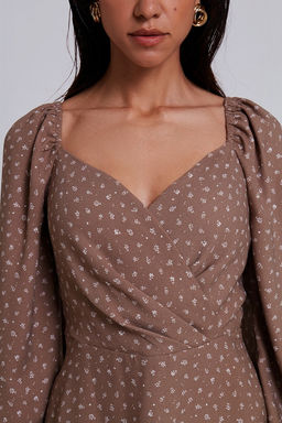 Платье с мелким принтом - Incity фото 4