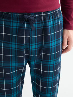 Standart Kal?p Ekose Erkek Pijama Alt