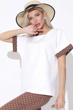 Блузон Натали (горох мокко)