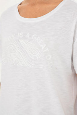 U. S. Polo Assn / Женская белая футболка с круглым вырезом - U.s. polo assn фото 7