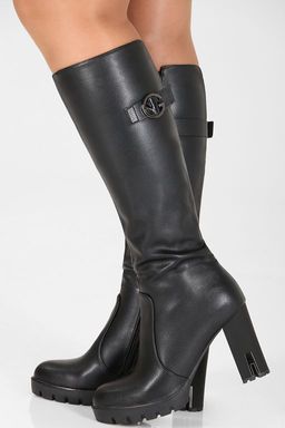 Сапоги женские на высоком каблуке