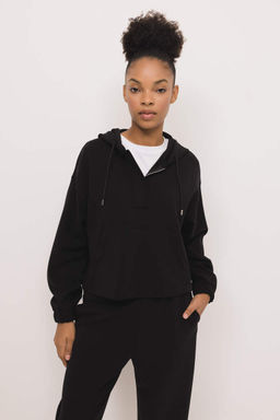 DeFactoFit Oversize толстовка премиум-класса для спортсменов с капюшоном  фото 2