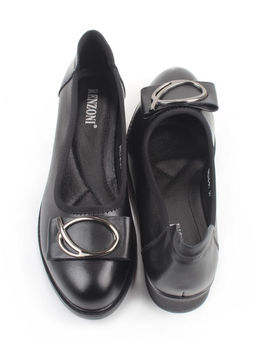 06-DYL74-D1 BLACK Туфли женские (натуральная кожа)