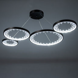 Светильник «Кристалл» LED 130 Вт 3000-6000К черный 96×55×100 см BayerLux