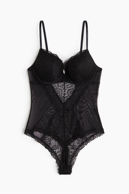 Body tanga de encaje con push-up - H&m фото 7