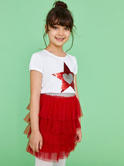 Beli Lastikli F?rf?rl? K?z ?ocuk Etek - Waikiki фото 2