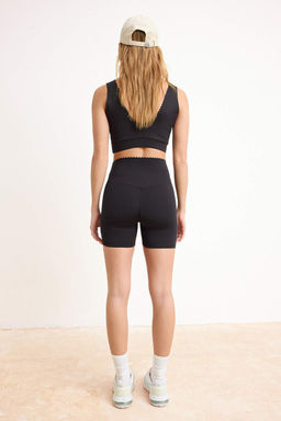 Siyah Dalg?c/Scuba Sort/K?sa Spor Tayt THMSS26TY00003