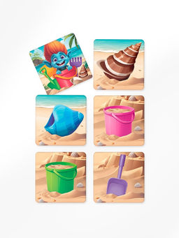 Развивающая игра Замок из песка, 60 карт, 3+ - Лас играс фото 4