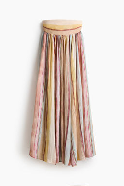 Vestido bandeau largo