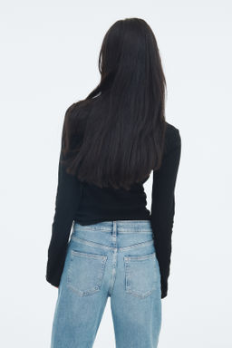 Top de canal? con cuello perkins - H&m фото 7
