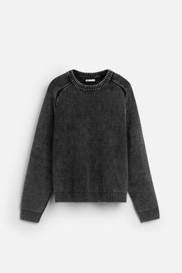 FADED TEXTURED SWEATER - Zara фото 7