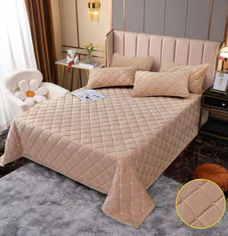 Покрывало Велюровое Н 150х210 Бежевый