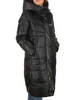 S21119 BLACK Куртка зимняя женская (150 гр. холлофайбера)