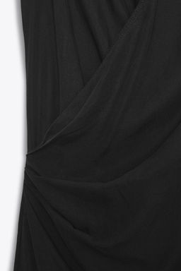 FLOWING DRAPED MIDI DRESS - Zara фото 6