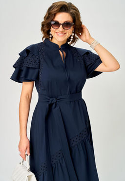 Платье EVA GRANT 7297 синий