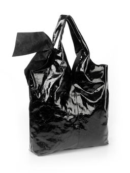 LACCOMA сумка Q6159-черный натуральная кожа полиэстер фото 4