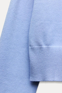 PLAIN KNIT SWEATER WITH WIDE SLEEVES - Zara фото 16