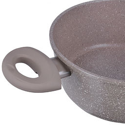 25085 Кастрюля алюм. 3,3л 22см с.кр МРАМОР/КРОШКА MB (х6) - Mayer&boch фото 3