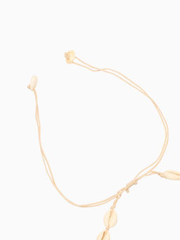 Ожерелье из ракушек «Мали», длина 35 см, бежевый