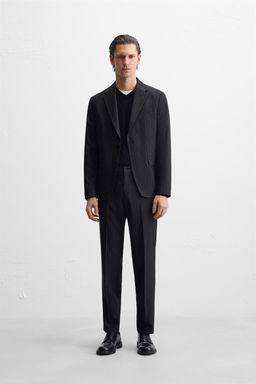 PINSTRIPE SUIT TROUSERS