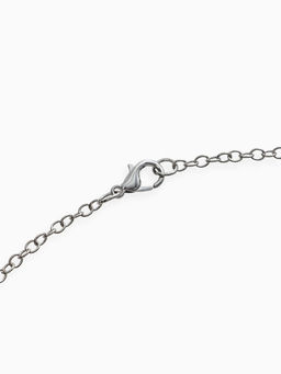 Цена за 2 шт. Кулон на цепочке "Молекула" 01, цвет серебро