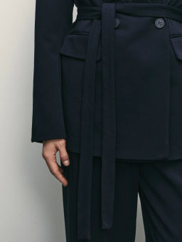 жакет женский с ремнем / Zarina  фото 7