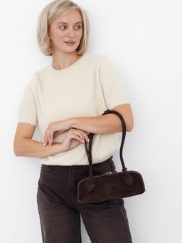 Сумка женская кожаная 89-6830-1VG coffee Vitelli Grassi