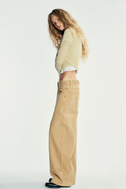TRF BAGGY LOW-RISE JEANS - Zara фото 13