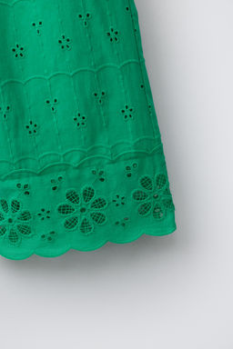 PANTAL?N WIDE LEG SCHIFFLY / Verde - Zara фото 4