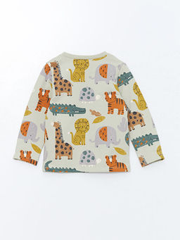 Bisiklet Yaka Uzun Kollu Basic Erkek Bebek Pijama Tak?m? - Waikiki фото 3