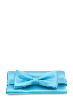 Галстук-бабочка мужской с платком GREG Greg-poly 11-бирюза одн.1.39