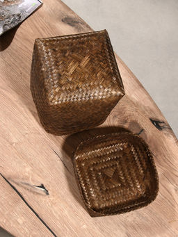 Корзинка плетёная «Рино», 15×15×18 см