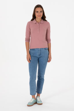 Kad_n G_l Kurusu Basic Polo Yaka Sweatsh_rt Sepette S_rpriz _ndirim - U.s. polo assn фото 4